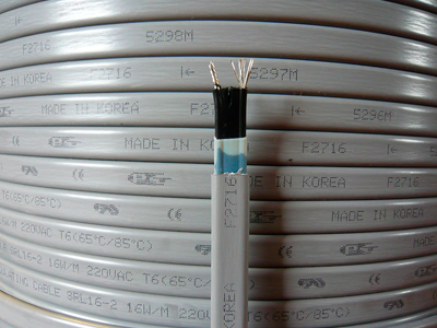 Маркировка греющих кабелей