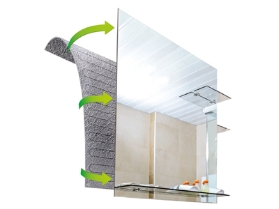 Делаем зеркало с подогревом для ванной комнаты