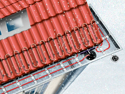 Обогрев кровли и водостоков