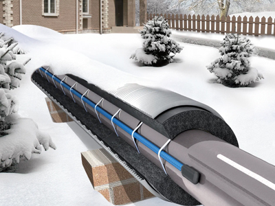 Обогрев труб и водопровода