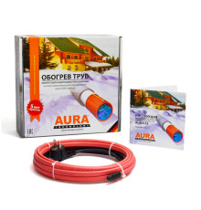AURA FS-17, 25 м (17 Вт./м) — Саморегулируемый греющий кабель под теплоизоляцию (экран, комплект, 17 Вт)