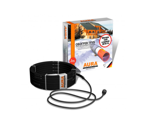AURA FS-30, 6 м (30 Вт./м) — Саморегулируемый греющий кабель для труб и кровли (экран, комплект, 30 Вт) в KatalogObogreva.ru
