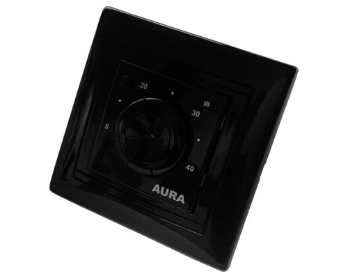 AURA LTC 030 black, механический терморегулятор для теплого пола в KatalogObogreva.ru