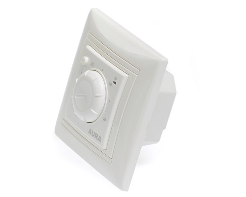 AURA LTC 030 white, механический терморегулятор для теплого пола в KatalogObogreva.ru
