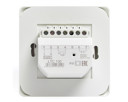 AURA LTC 130 white, механический терморегулятор для теплого пола в KatalogObogreva.ru