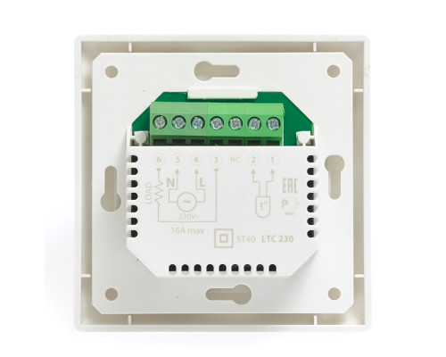 AURA LTC 230 white, механический терморегулятор для теплого пола в KatalogObogreva.ru