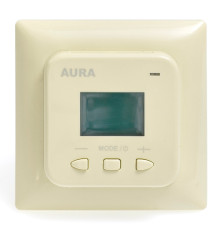 AURA LTC 440 ivory, цифровой двухзонный терморегулятор для теплого пола