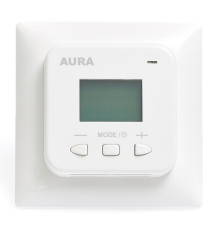 AURA LTC 440 white, цифровой двухзонный терморегулятор для теплого пола
