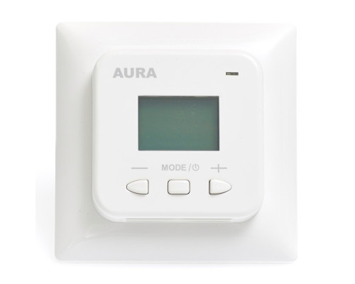 AURA LTC 440 white, цифровой двухзонный терморегулятор для теплого пола в KatalogObogreva.ru