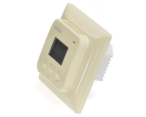 AURA LTC 530 ivory, цифровой терморегулятор для теплого пола в KatalogObogreva.ru