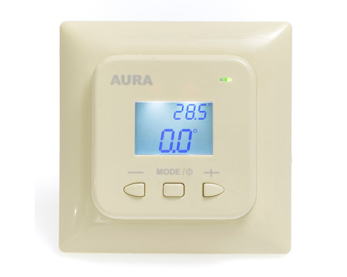 AURA LTC 530 ivory, цифровой терморегулятор для теплого пола в KatalogObogreva.ru