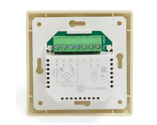 AURA LTC 530 white, цифровой терморегулятор для теплого пола в KatalogObogreva.ru