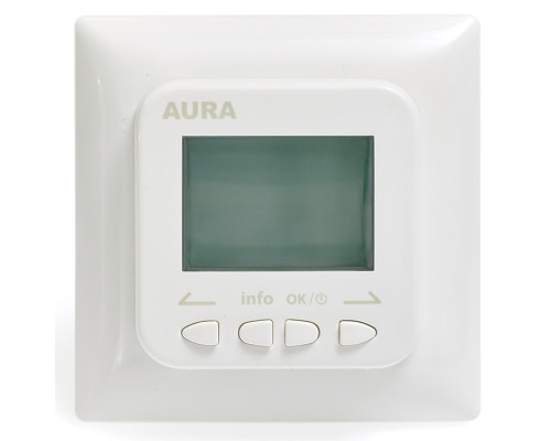 AURA LTC 730 white, программируемый терморегулятор для теплого пола в KatalogObogreva.ru