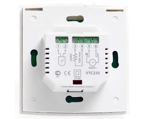 AURA VTC 235 white, механический терморегулятор для теплого пола в KatalogObogreva.ru