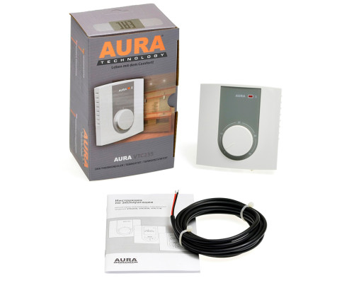 AURA VTC 235 white, механический терморегулятор для теплого пола в KatalogObogreva.ru