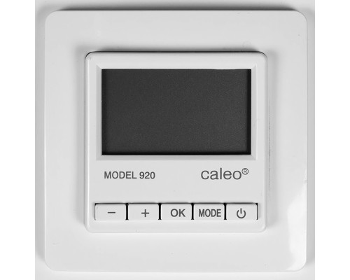Caleo 920 (белый), встраиваемый программируемый терморегулятор для теплого пола в KatalogObogreva.ru