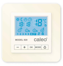 Caleo 920 (бежевый), встраиваемый программируемый терморегулятор для теплого пола