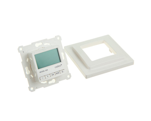 Caleo 920 (бежевый), встраиваемый программируемый терморегулятор для теплого пола в KatalogObogreva.ru