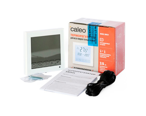 Caleo SM931, сенсорный программируемый терморегулятор для теплого пола в KatalogObogreva.ru