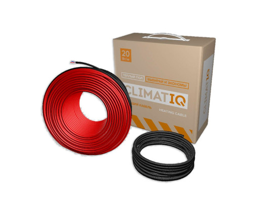 CLIMATIQ CABLE-20 (1800 Вт, 90 м) — кабельный электрический теплый пол в стяжку в KatalogObogreva.ru
