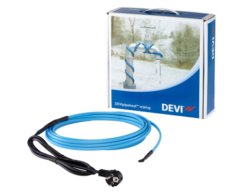 DEVIflex DPH-10 (Pipeheat), 14 м — Саморегулирующийся греющий кабель на трубу (экран, комплект, 10 Вт) в KatalogObogreva.ru