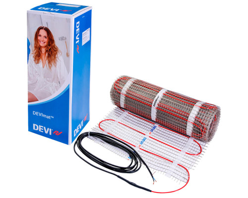 DEVImat 200T DTIF-200-430-2.1 (430 Вт, 2.1 кв.м.) — электрический теплый пол, мат под плитку в KatalogObogreva.ru