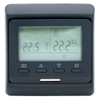 OEM E51.716 (черный), программируемый терморегулятор для теплого пола