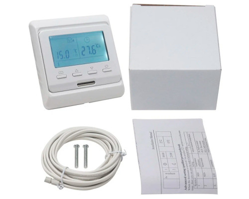 OEM E51.716 (белый), программируемый терморегулятор для теплого пола в KatalogObogreva.ru