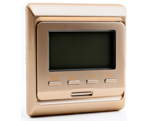 OEM E51.716 (золото), программируемый терморегулятор для теплого пола в KatalogObogreva.ru