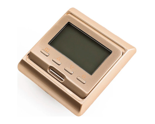 OEM E51.716 (золото), программируемый терморегулятор для теплого пола в KatalogObogreva.ru