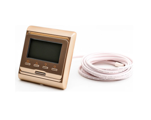 OEM E51.716 (золото), программируемый терморегулятор для теплого пола в KatalogObogreva.ru