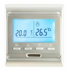 OEM E51.716 (серебро), программируемый терморегулятор для теплого пола