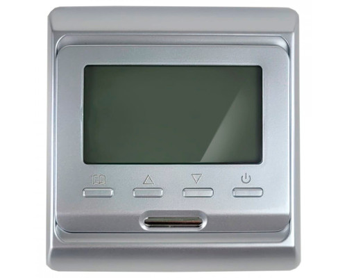 OEM E51.716 (серебро), программируемый терморегулятор для теплого пола в KatalogObogreva.ru