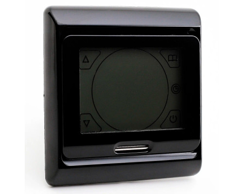 OEM E91.716 (черный), программируемый терморегулятор (сенсорный) для теплого пола в KatalogObogreva.ru