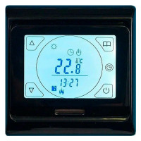 OEM E91.716 (черный), программируемый терморегулятор (сенсорный) для теплого пола