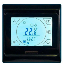 OEM E91.716 (черный), программируемый терморегулятор (сенсорный) для теплого пола