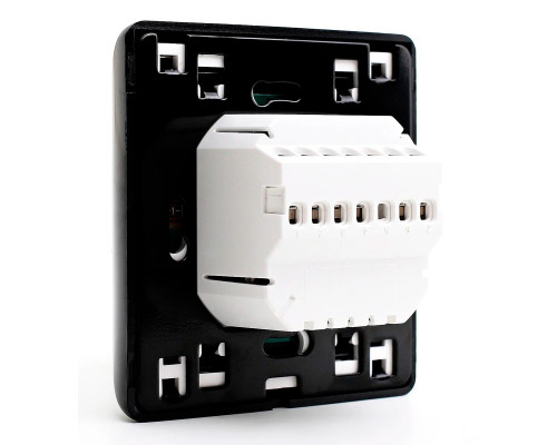 OEM E91.716 (черный), программируемый терморегулятор (сенсорный) для теплого пола в KatalogObogreva.ru