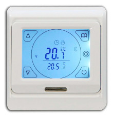 OEM E91.716 (белый), программируемый терморегулятор (сенсорный) для теплого пола