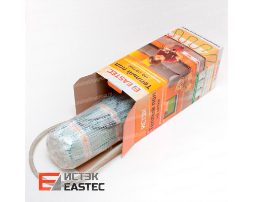 EASTEC ECM-80-0.5 (80 Вт; 0.5 кв.м.) — электрический теплый пол, мат на сетке в KatalogObogreva.ru