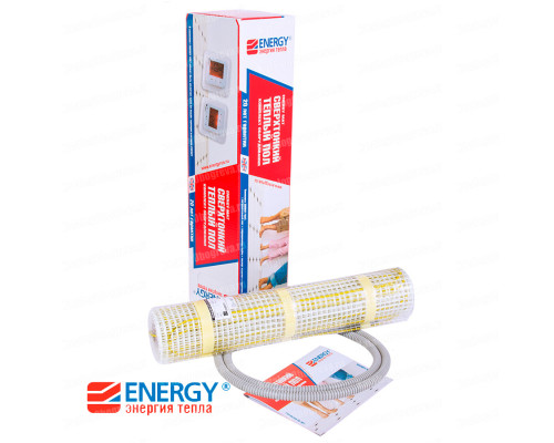 Energy Mat 210-1.30 (210 Вт, 1.30 кв.м.) — нагревательный мат для теплого пола под плитку в KatalogObogreva.ru