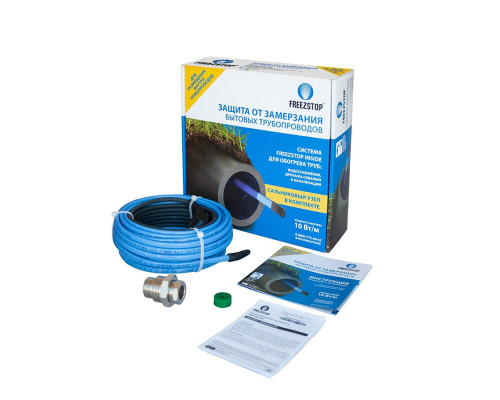 FreezStop Inside 10, 16 м (10 Вт./м) — Саморегулирующийся греющий кабель внутрь трубы (экран, комплект, 10 Вт) в KatalogObogreva.ru