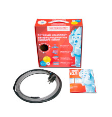 KNL16, 20 м (16 Вт./м) — Саморегулирующийся греющий кабель на трубу (неэкран, готовый комплект)