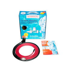 KVF15, 19 м — Саморегулирующий греющий кабель внутрь трубы (экран, комплект, 15 Вт)