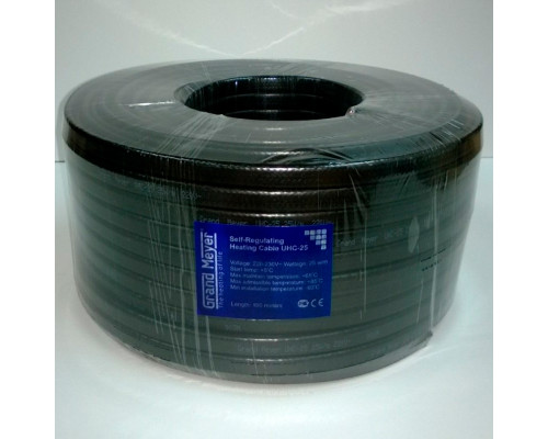 Grand Meyer UHC-25, 25 Вт — греющий кабель (саморегулирующий, экранированный) в KatalogObogreva.ru