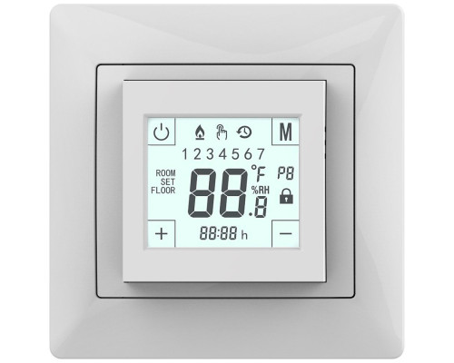 Mondial Series W225, программируемый терморегулятор (сенсорный) для теплого пола в KatalogObogreva.ru