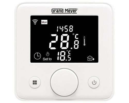 Mondial Series W330 Wi-Fi, программируемый терморегулятор (сенсорный) для теплого пола в KatalogObogreva.ru