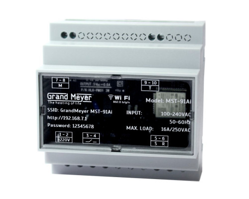 Grand Meyer MST-91Ai Wi-Fi, умная метеостанция для систем снеготаяния и антиобледенения в KatalogObogreva.ru