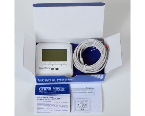 Grand Meyer PST 3, программируемый терморегулятор для теплого пола в KatalogObogreva.ru