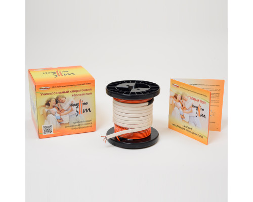 Heatline-SLIM HL-SL2-200 (200 Вт, 11 м) — тонкий кабельный теплый пол в стяжку в KatalogObogreva.ru