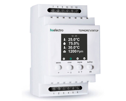 HS Electro ТС-5, цифровой терморегулятор для системы "Климат контроль" в помещениях в KatalogObogreva.ru